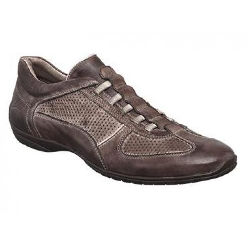 Bacco Bucci "Souza" Brown Genuine Hand Rubbed Italian Calfskin Loafer Shoes